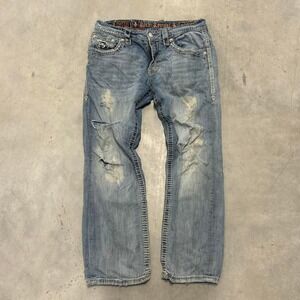 Y2K Rock Revival Distressed Style Jeans